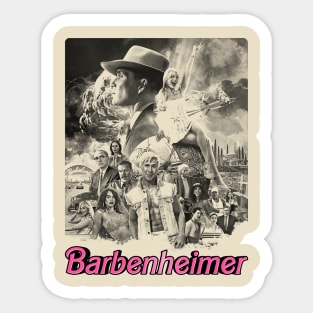 Barbenheimer Sticker